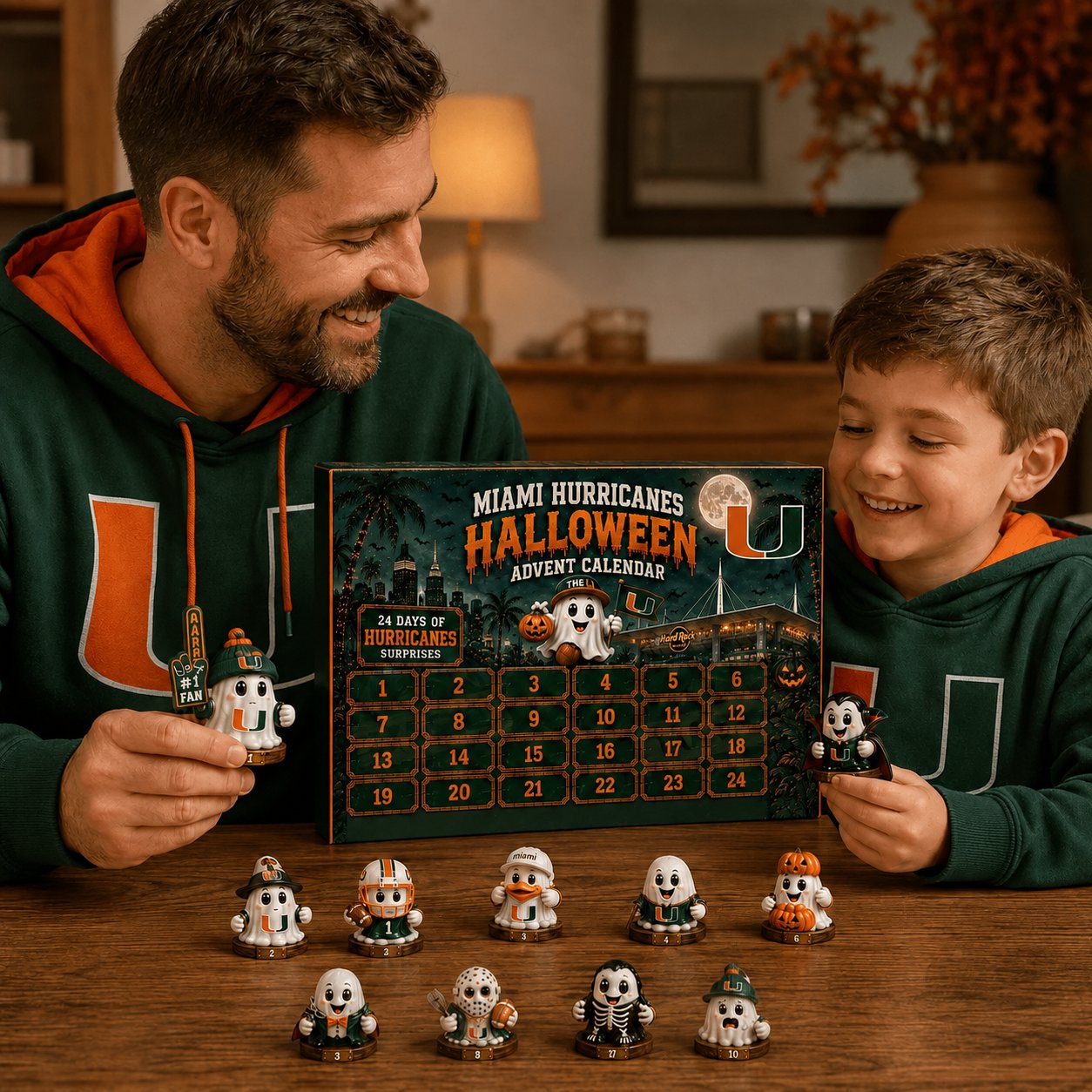Miami Hurricanes Halloween 2026 Advent Calendar