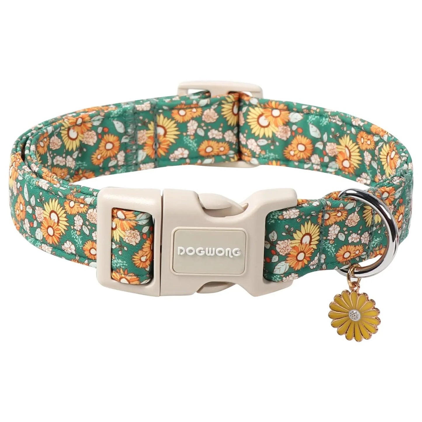 Fall Pumpkin Dog Collar | Adjustable Soft Padded Pet Collar with Pumpkin Charm 🎃🍂