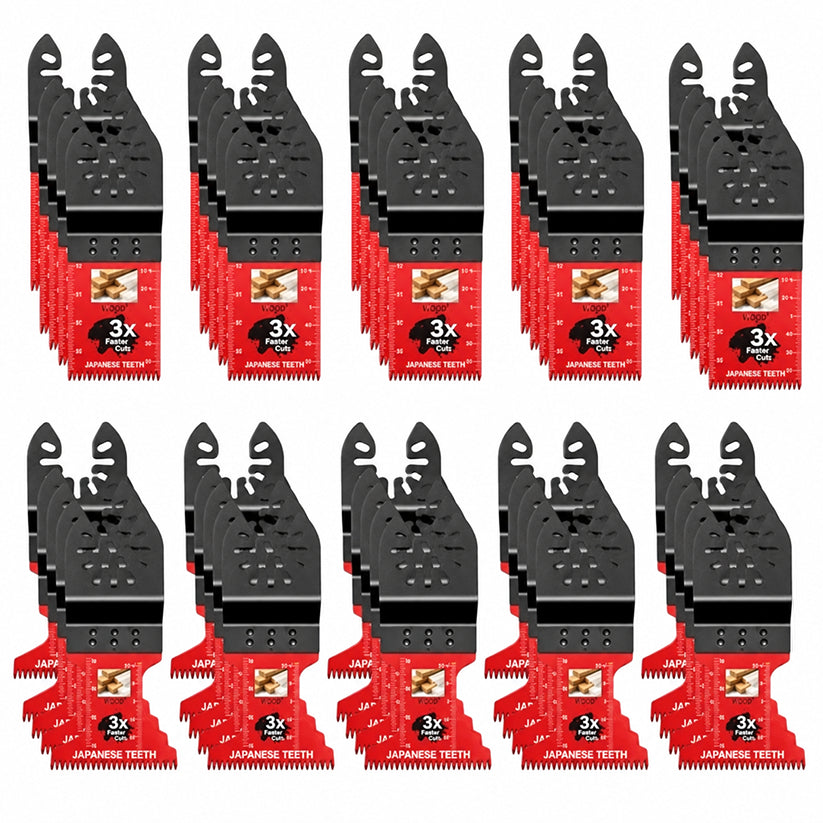π₯ Cut Faster & Cleaner β Japanese-Tooth Oscillating Saw Blades | Universal Fit, 10β50 Pack πͺ - image 9
