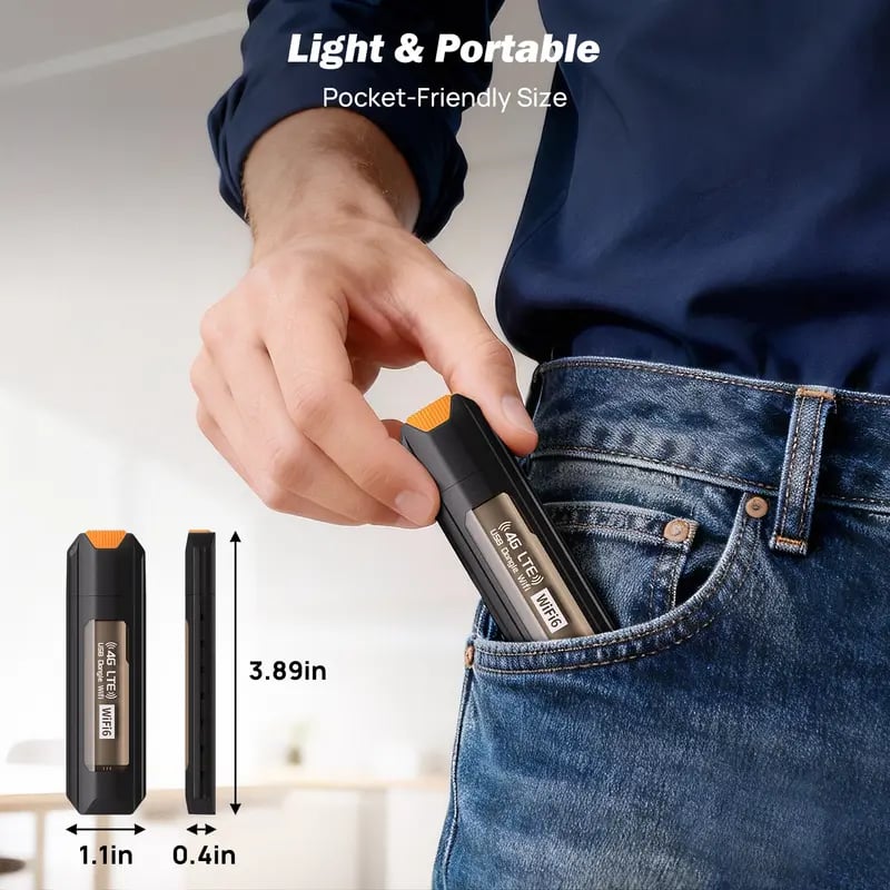 πΆ 4G LTE USB WiFi Router β Portable Hotspot Adapter