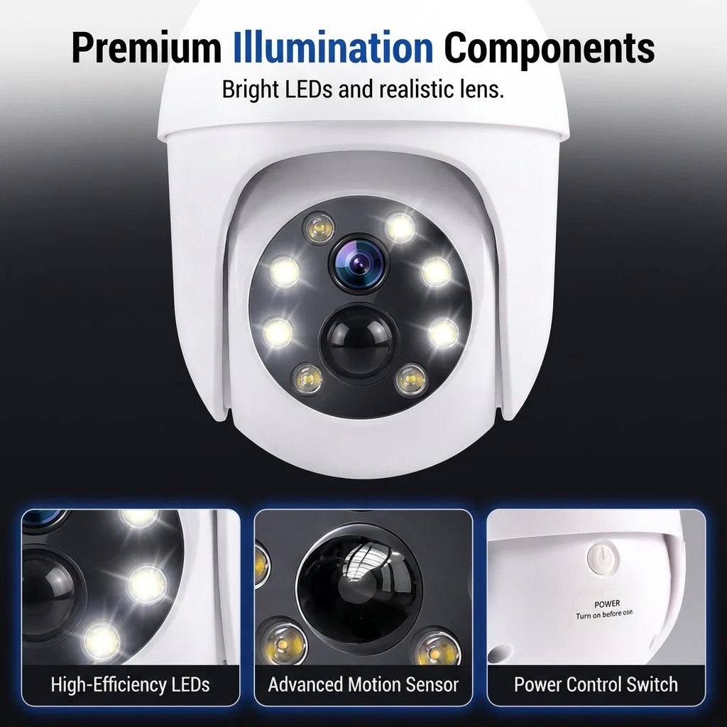 ⏰Final 6 Hours Sale 49% OFF🔥🔥 - Solar-Powered Simulated Surveillance Camera Street Light