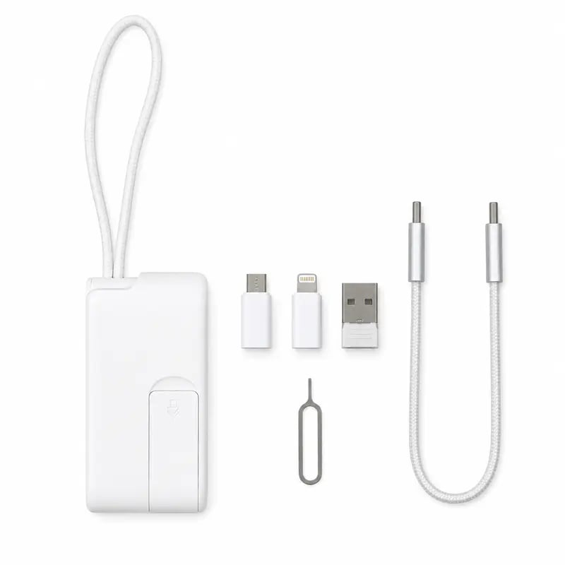 🔥 HOT SALE 🔥 49% OFF | 60W Fast Charging Cable Organizer Kit 🔌 Compact Travel Cable Storage Box with Multi-Connector Charging Set