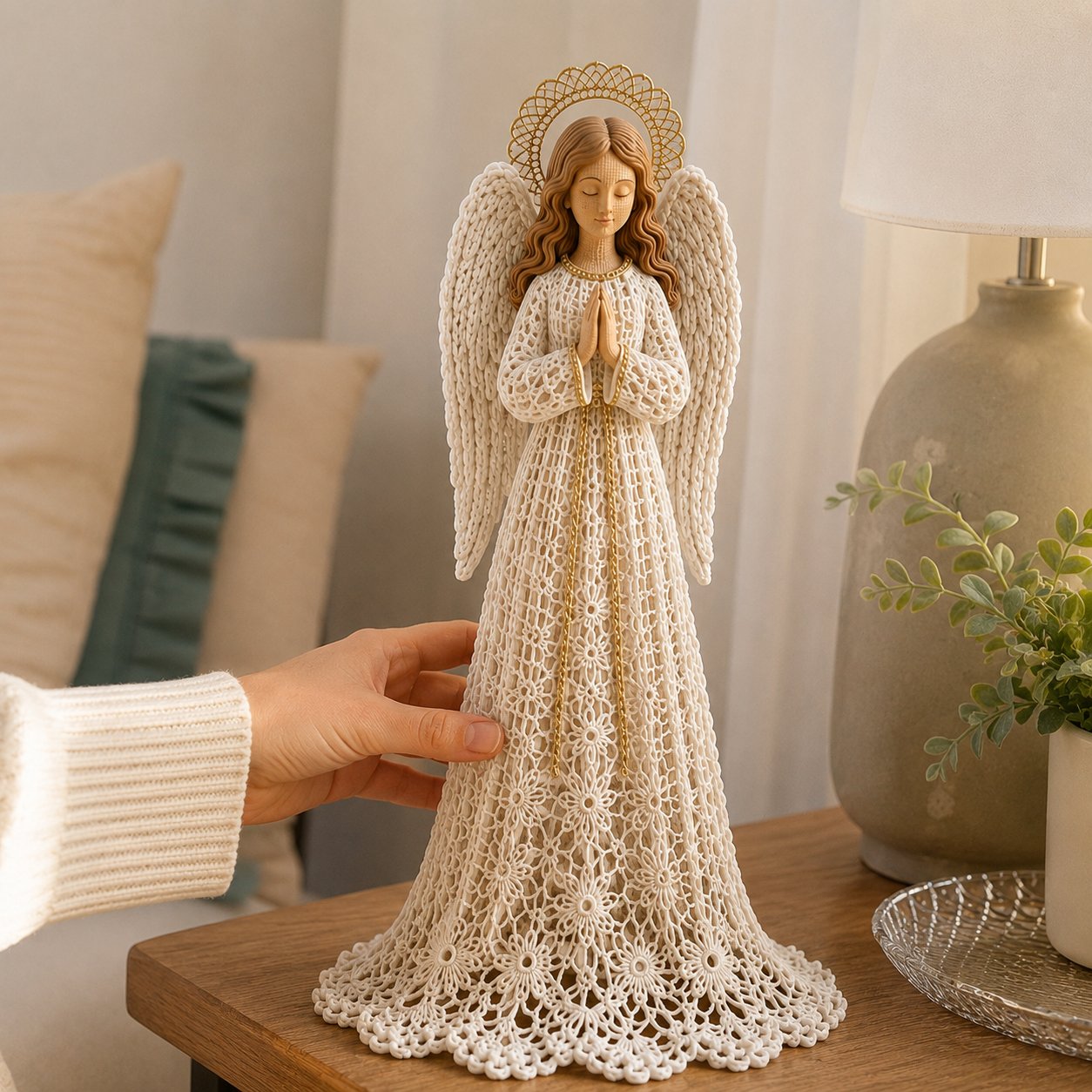 ⏳ Last Day 49% OFF – 🙏 Finished Faith-Inspired Lace Figure Collection | Intricate Openwork Details, Graceful Silhouettes & 3 Meaningful Devotional Designs ✨