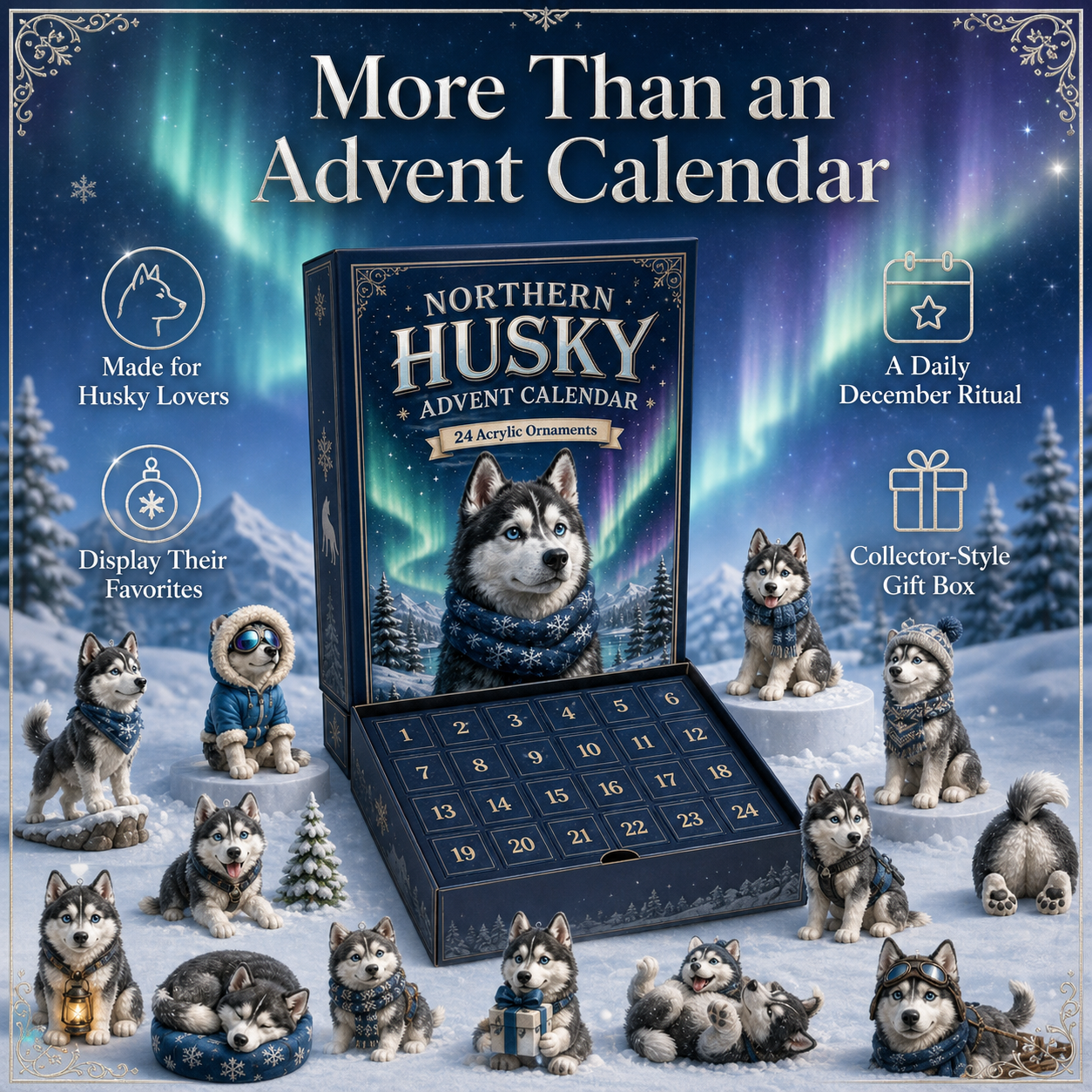 Northern Husky Advent Calendar 2026 – 24 Husky Christmas Surprises