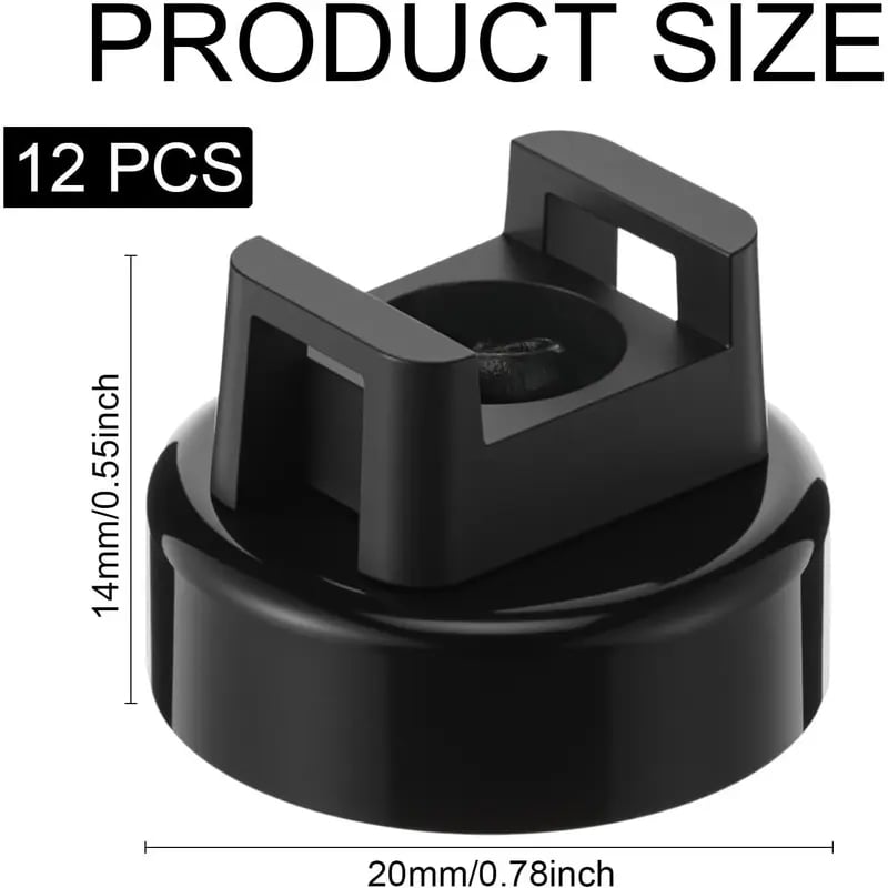 Magnetic Cable Tie Mounts – No-Drill Cable Organizer for Desk, Garage & RV
