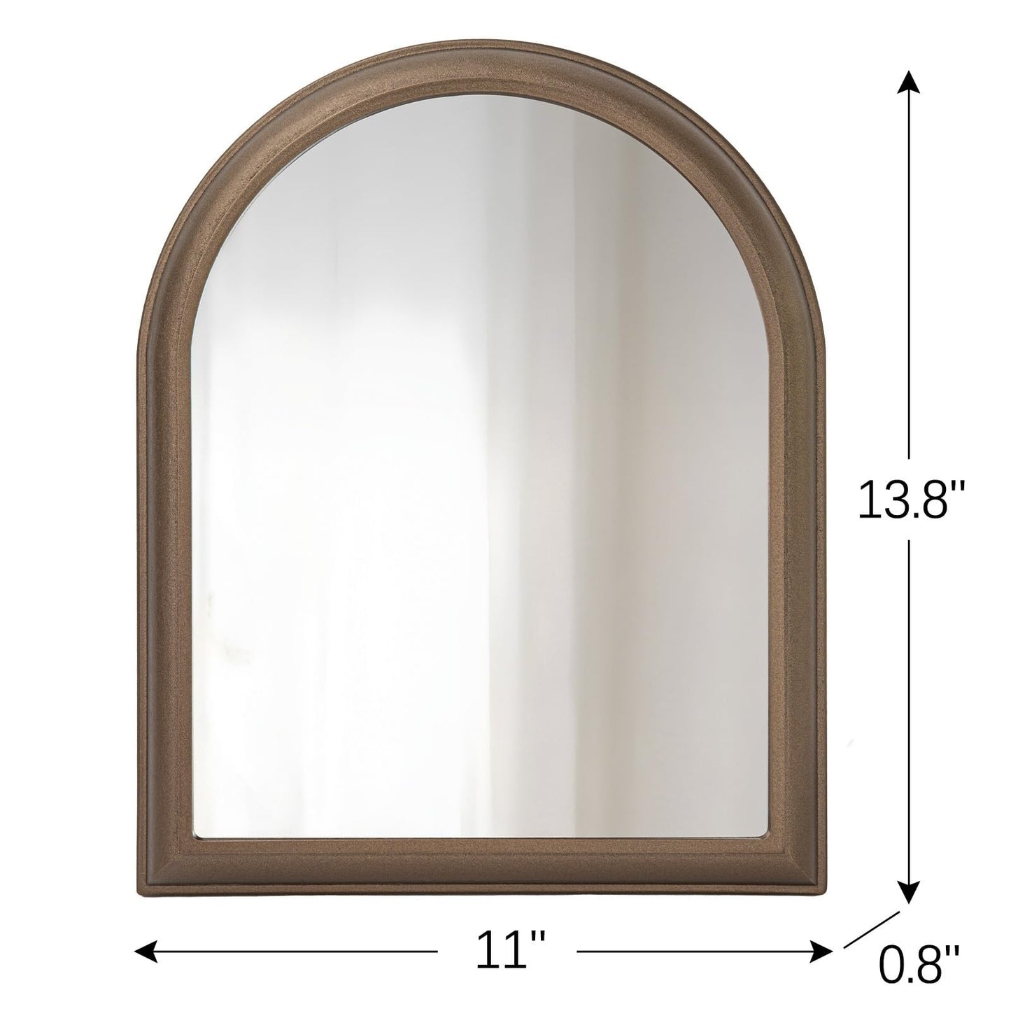 11" x 13.8" Light Up Ghost Mirror
