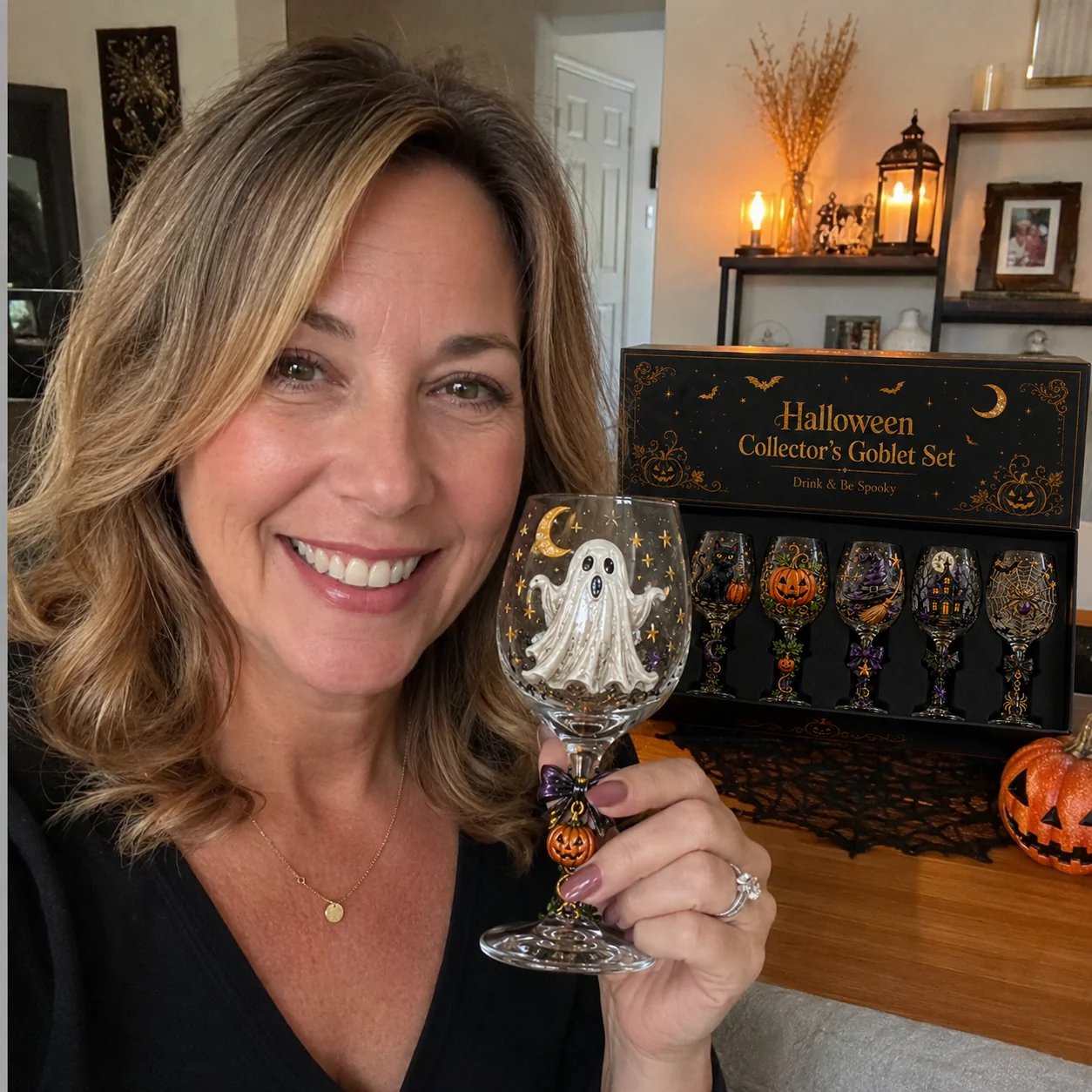 🎃✨ Halloween Collector’s Goblet Set