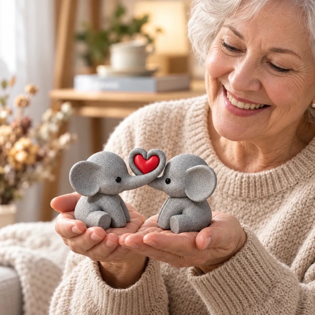 π Elephant Couple Heart Decor β A Sweet Symbol of Love & Togetherness