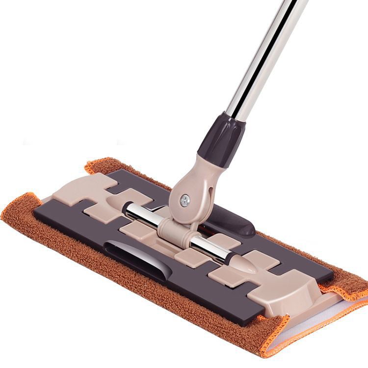 🏆Flash Sale 49% OFF⏳Flat Mop with Stainless Steel Handle with Reusable Washable Mop Cloths