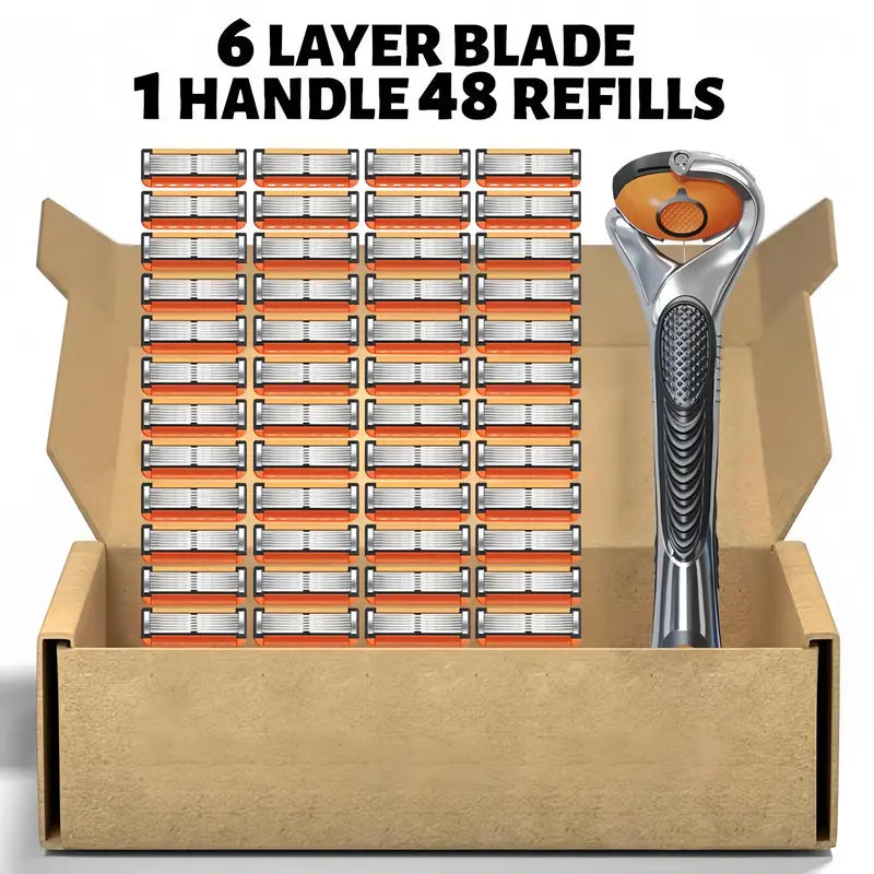 Men's Unscented Precision Razor Blade Replacement Handheld Kitπͺ