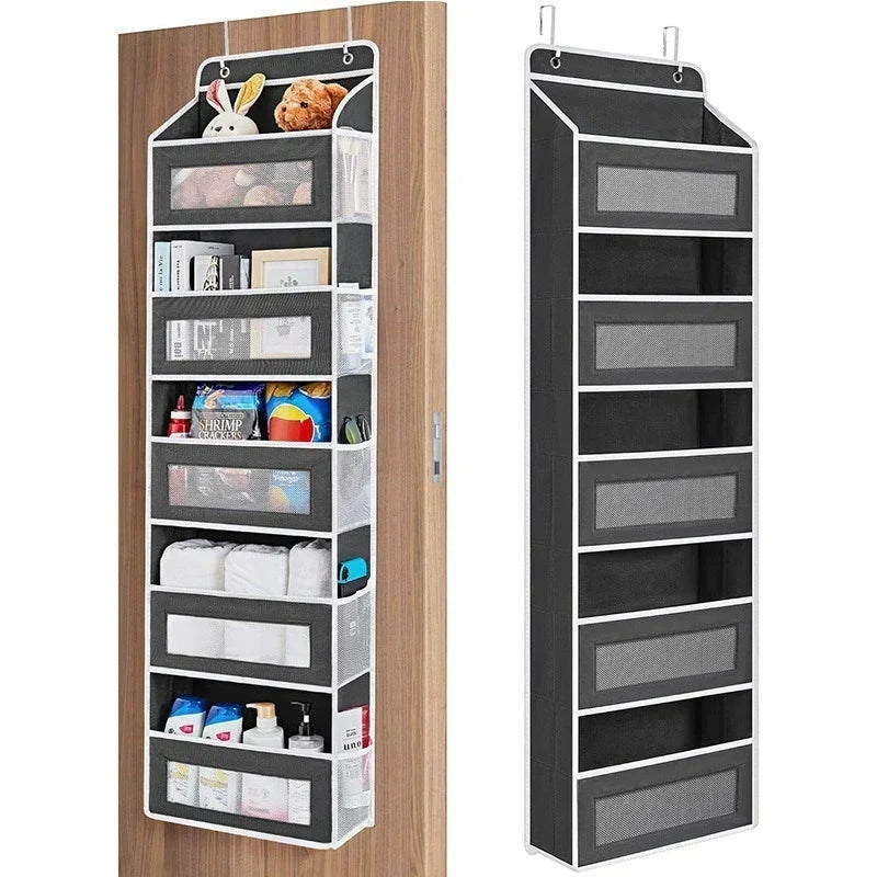 π₯ 50% OFF 5-Tier Over-the-Door Organizer β Extra Side Mesh Pockets for More Storage πͺ