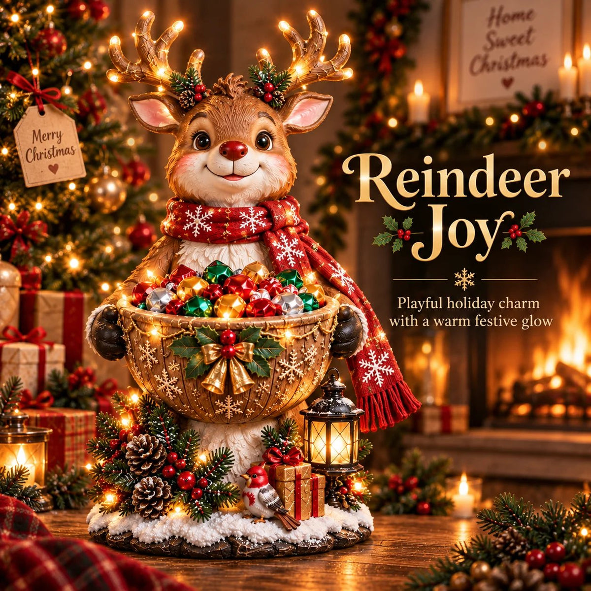 ๐ Christmas Sale โ 50% OFF โจ Lighted Christmas Candy Bowl Collection โ 5 Festive Holiday Designs