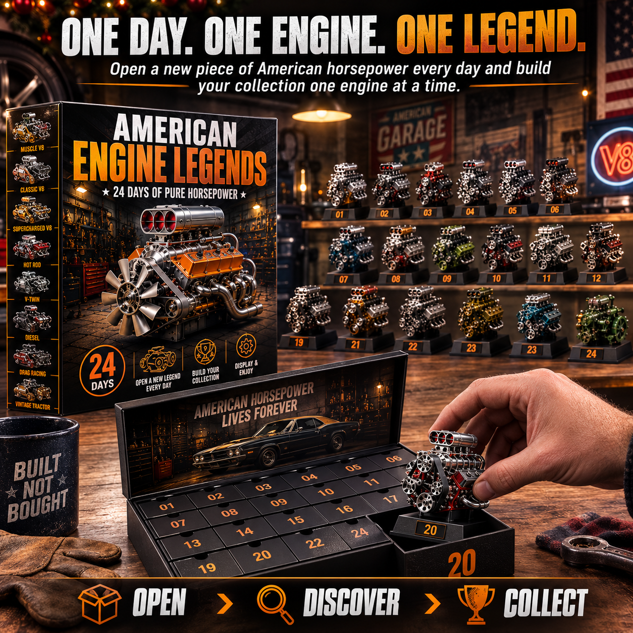 24 Days of Horsepower – American Engine Legends Advent Calendar