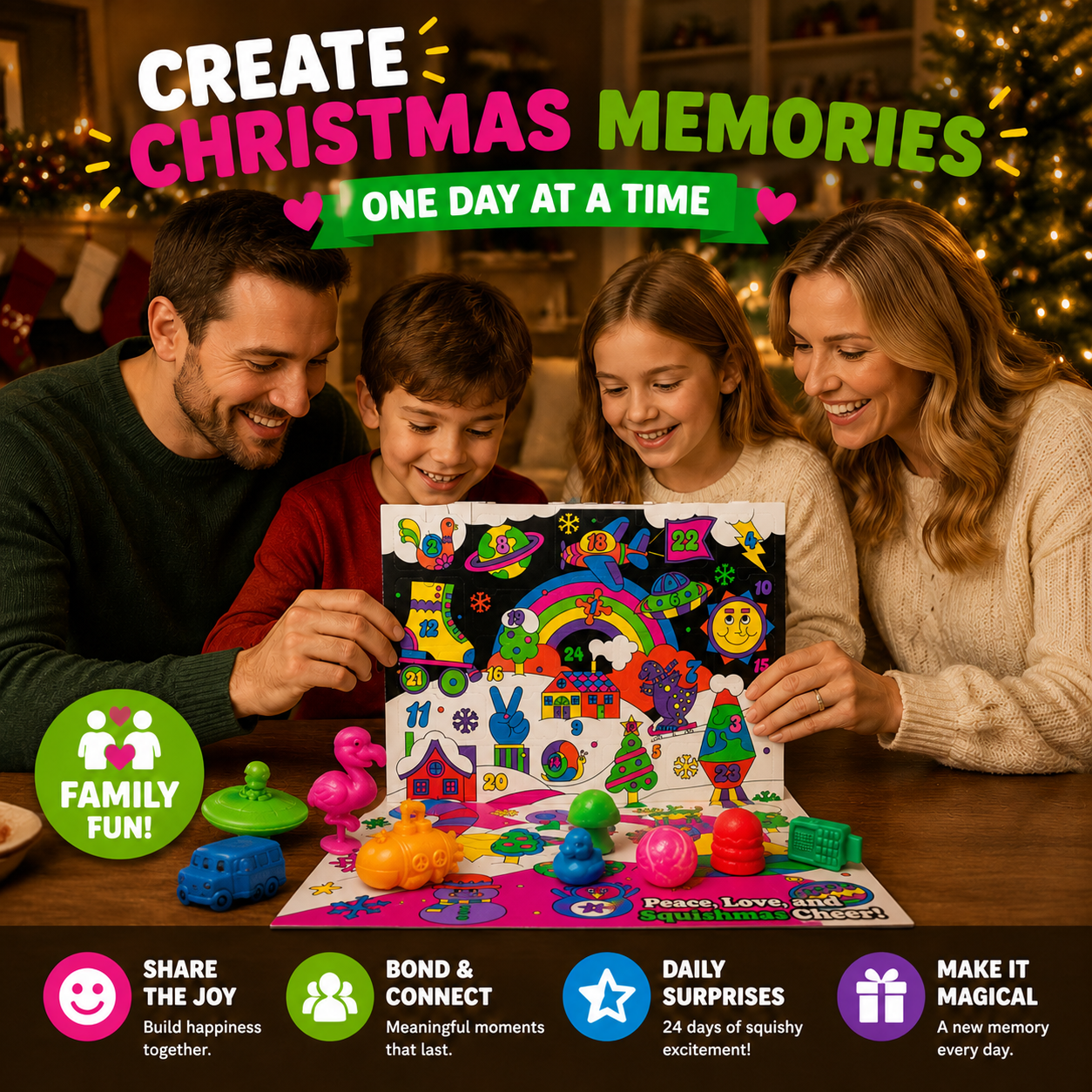 π 24-Day Squishy Advent Calendar β A New Surprise Every Day π