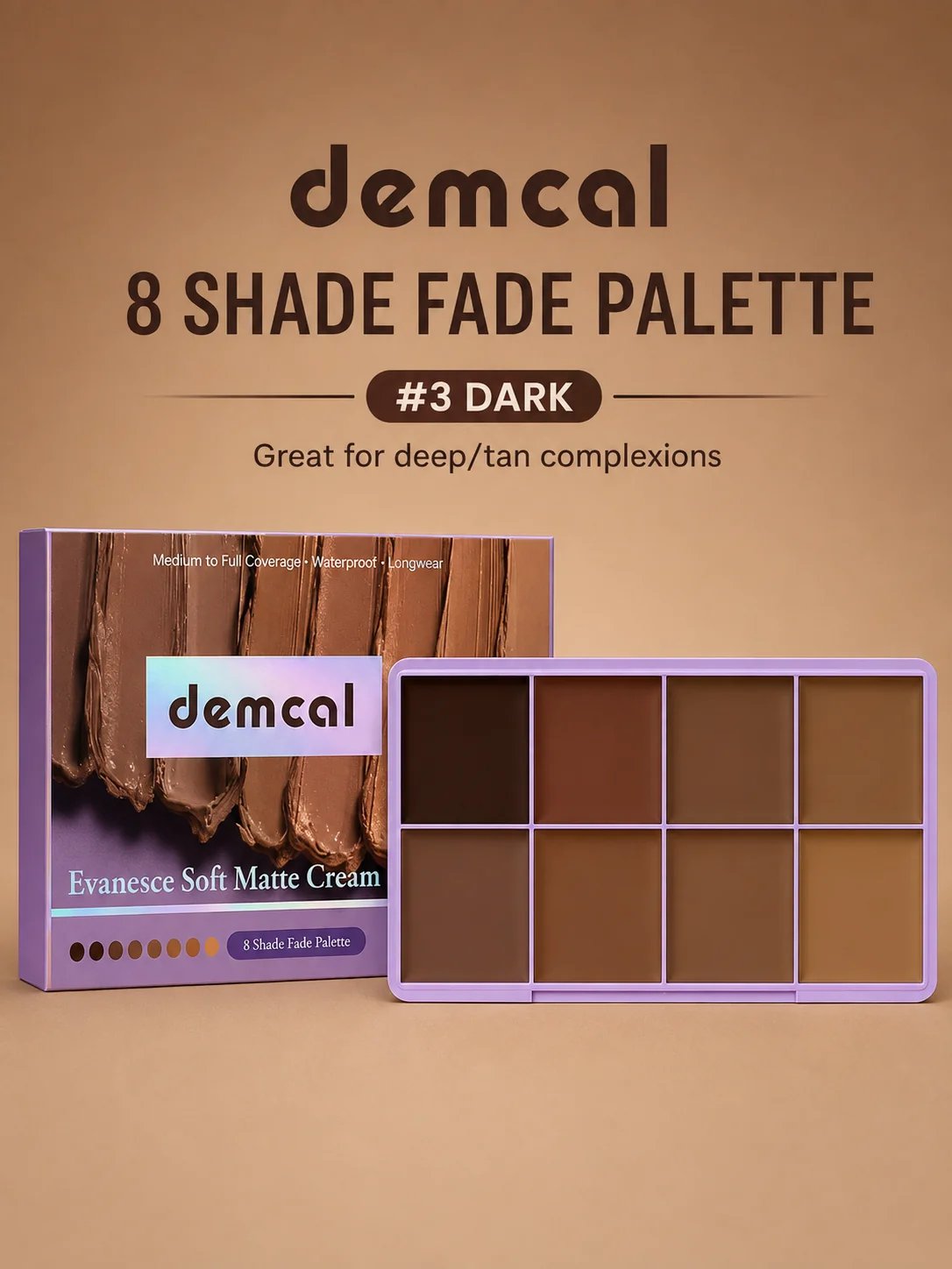 ๐ Beauty Must-Have โจ 8-Color Cream Concealer Palette for Full Coverage, Color Correction & Contouring
