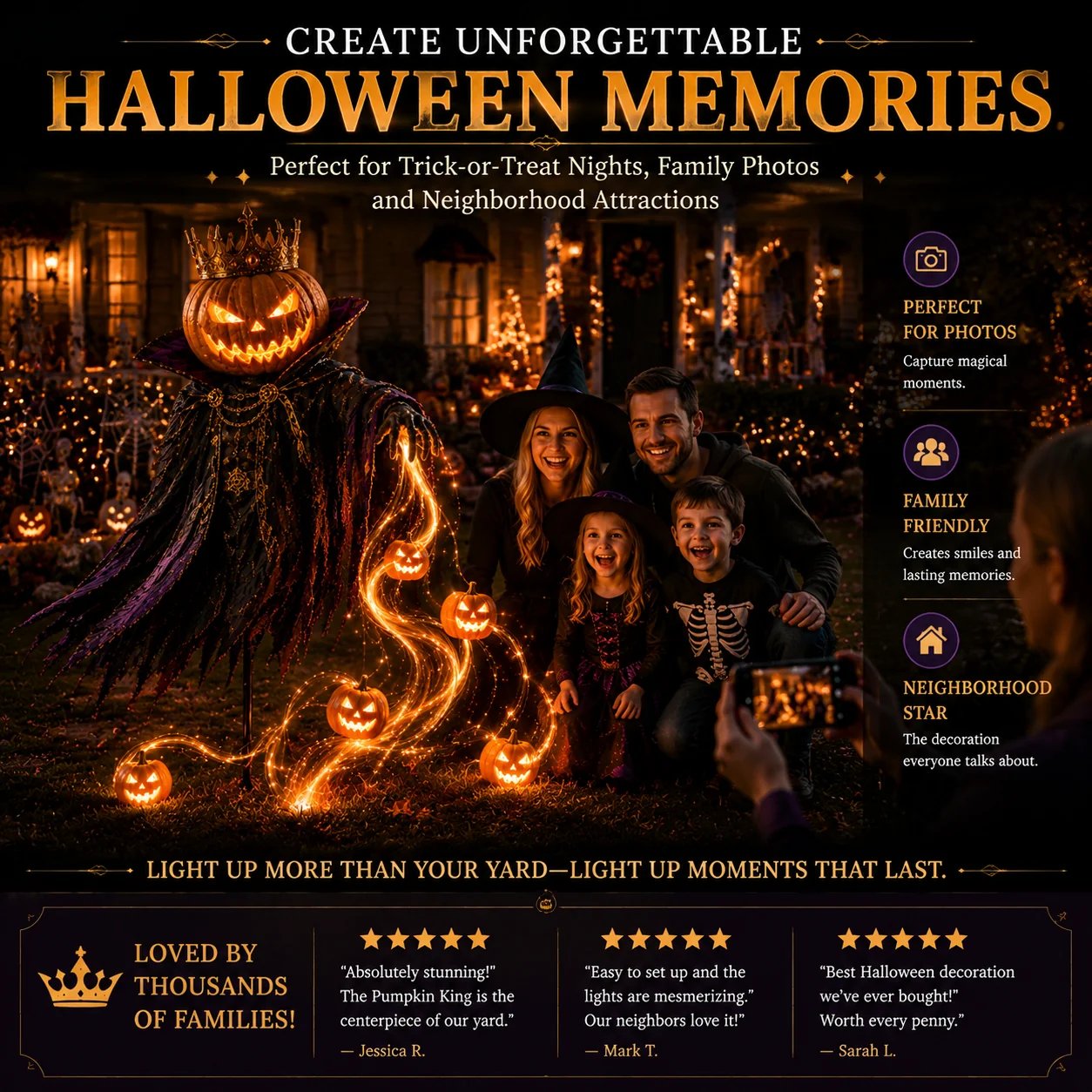 πToday 49% OFFππFlowing LED Halloween Yard Light