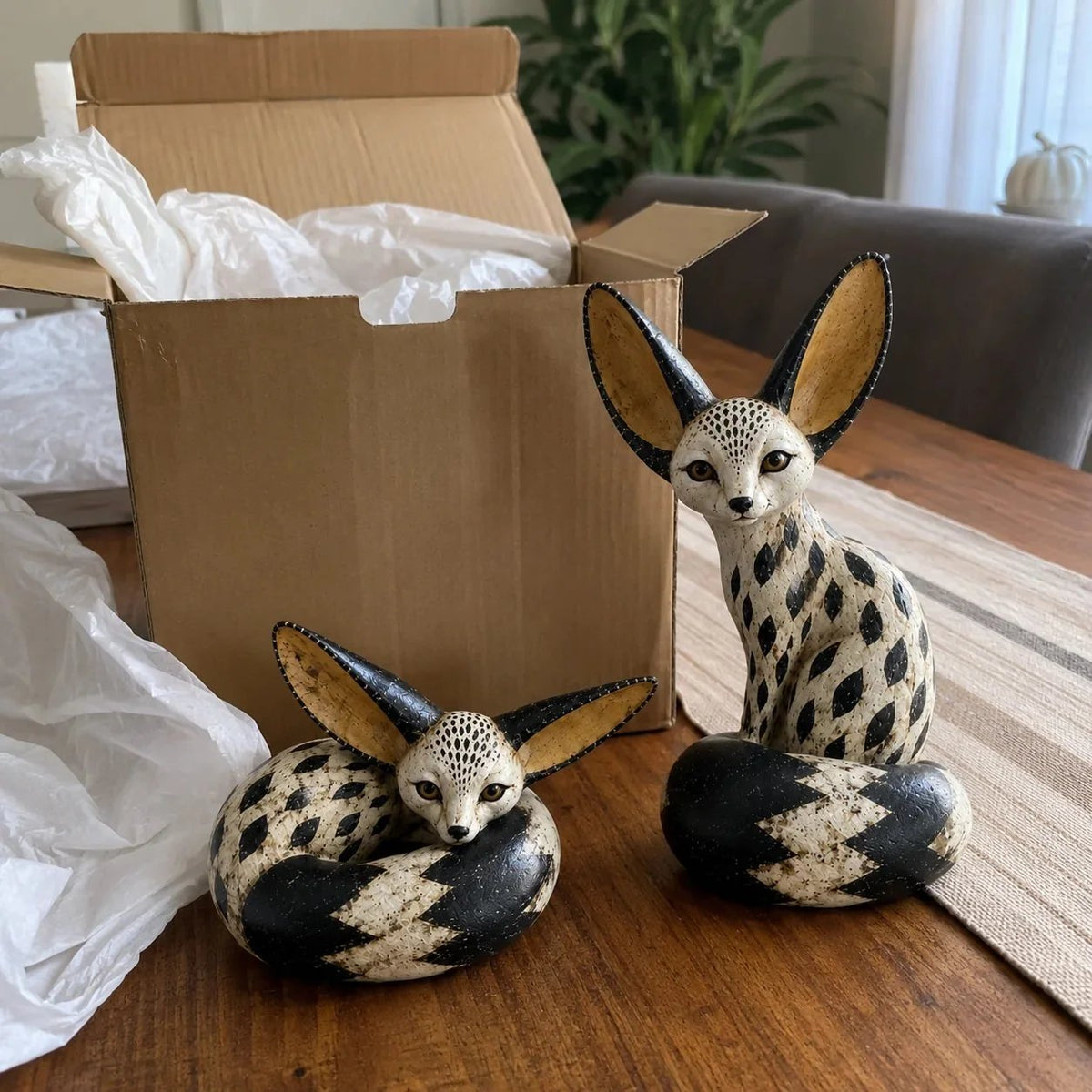 π₯ Limited Time β 50% OFF! π¦ Vintage Fennec Fox Sculpture