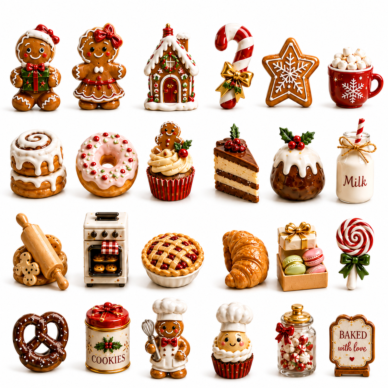 🔥24-Day Christmas Countdown Advent Calendar – Christmas Baking Collection