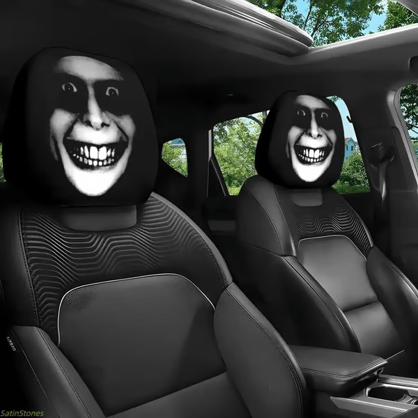 π₯LAST DAY SALE 49% OFF-π Funny Cartoon Car Headrest Covers β 2PCS Universal Fit π