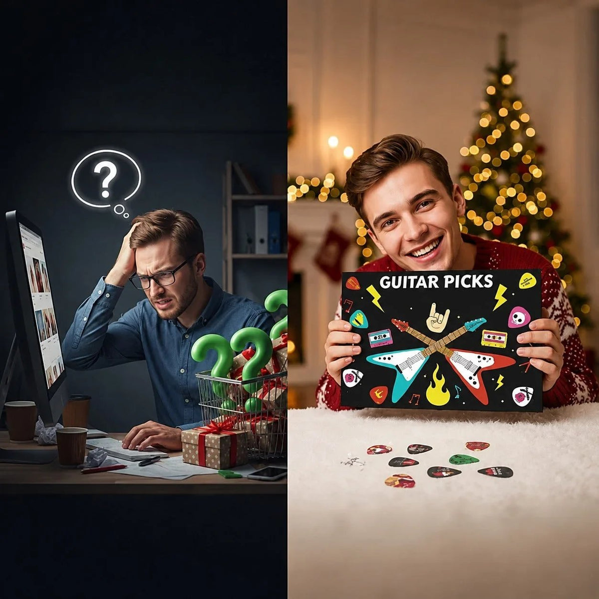 🎸 Guitar Pick Countdown Calendar