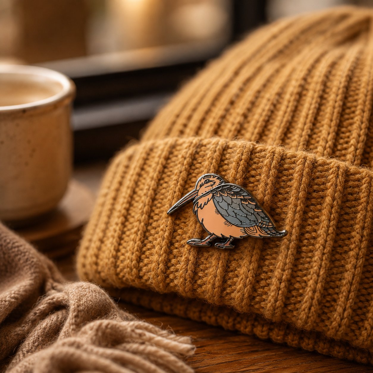 β³ Last Day 49% OFF β π¦ Waddlin' Timberdoodle Kinetic Enamel Pin | Double-Layer Moving Woodcock Design with Hidden Sliding Track & Dual-Pin Lock β¨