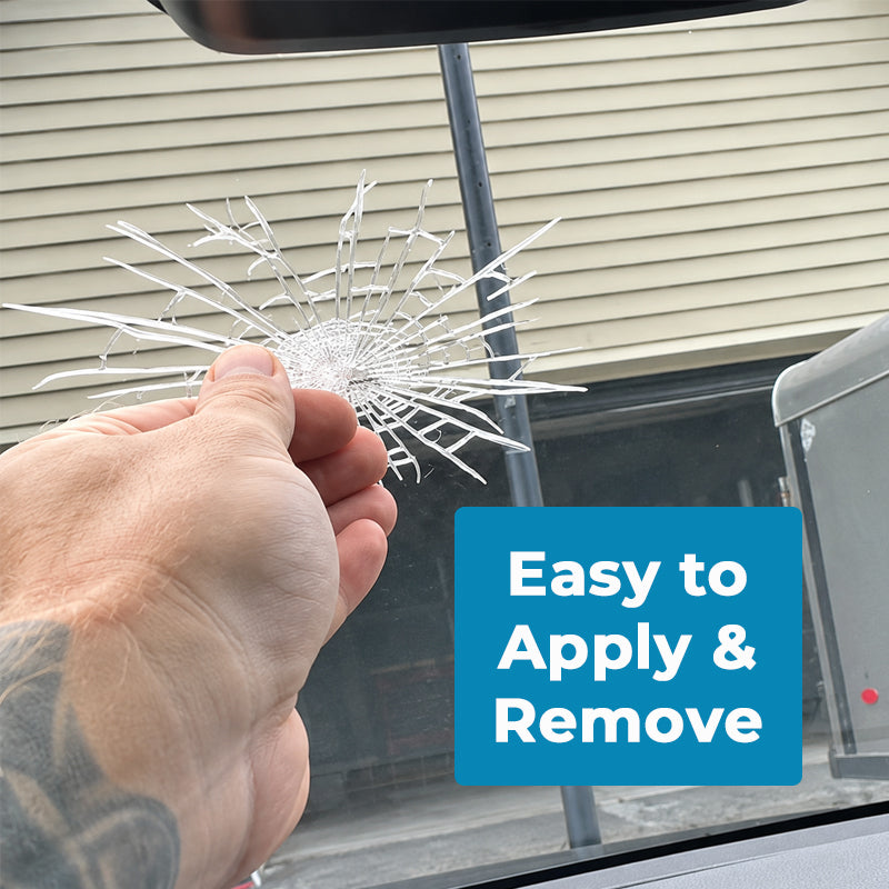 π₯ 3D Car Window Shatter Prank Decal
