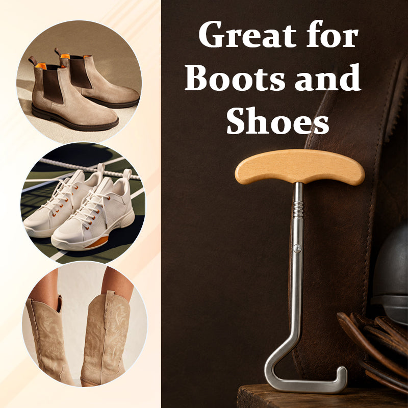 π Horse-Shaped Shoe Horn Hook for Easy Wear