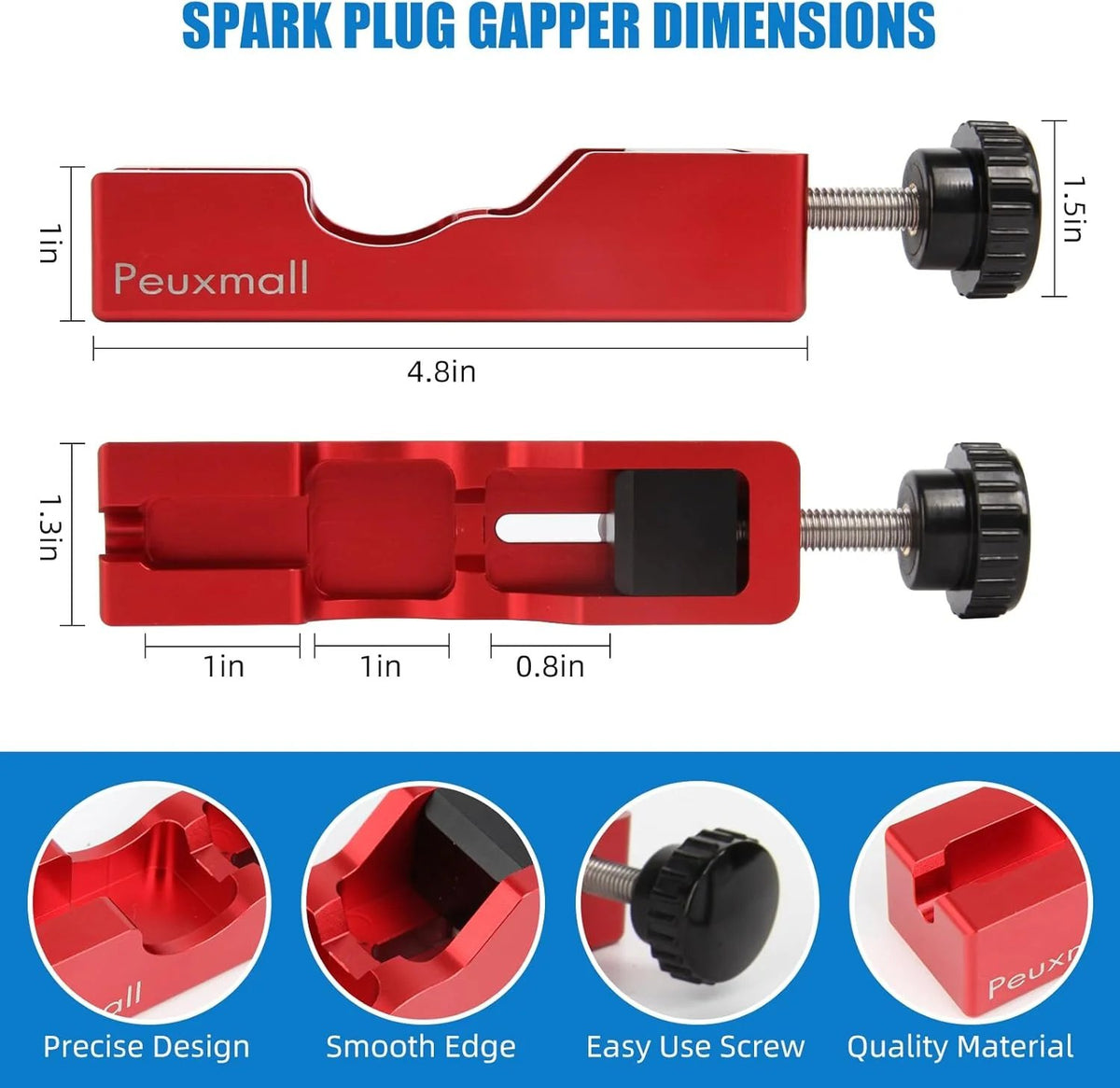 🛠️Spark Plug Gap Tool with Feeler Gauge