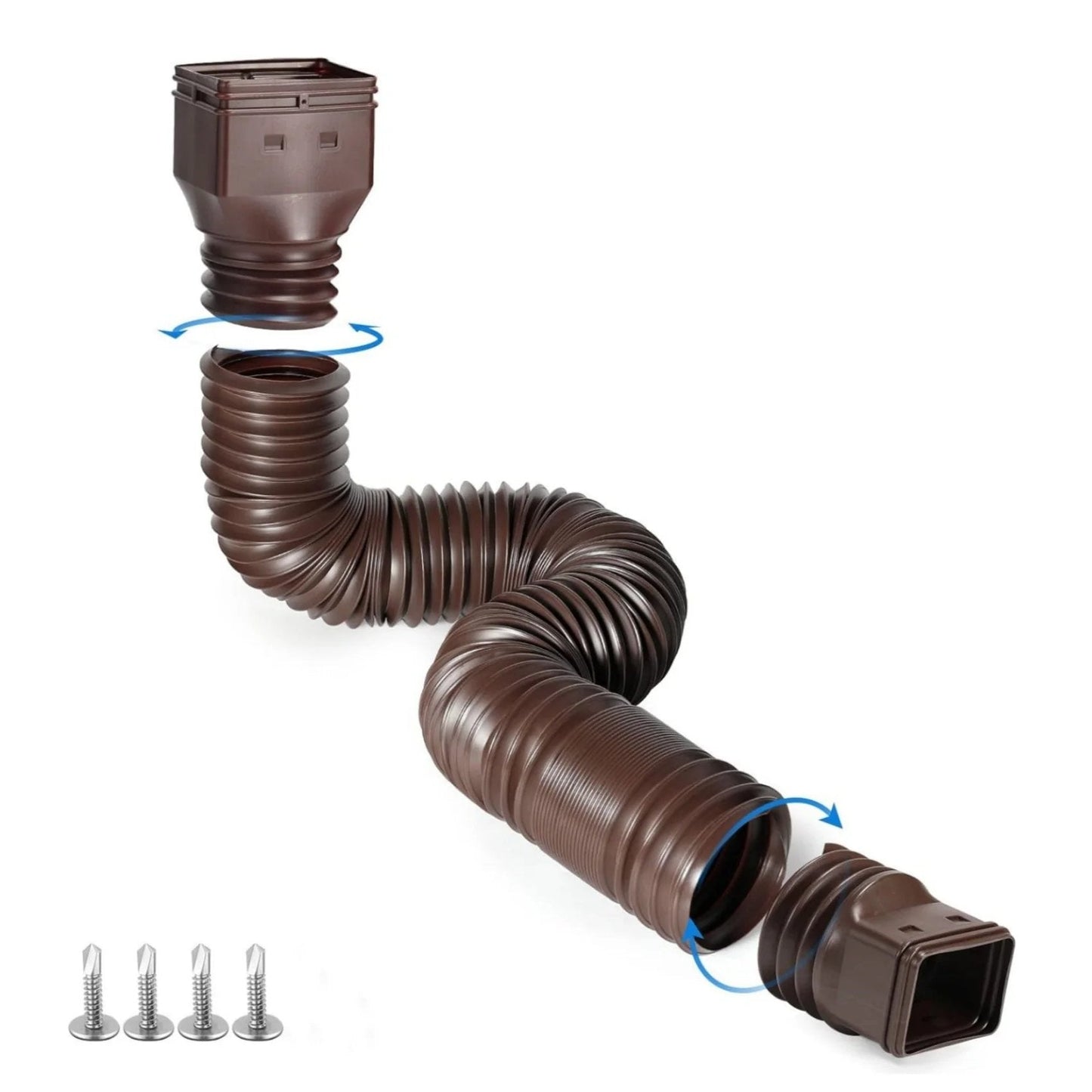 ๐ง๏ธ Flexible Downspout Extension Kit โ 22โ63in Rainwater Drainage Pipe