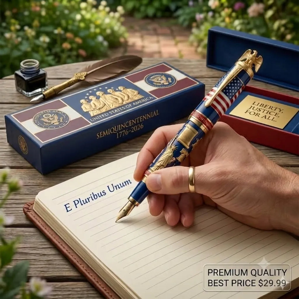 The 1776–2026 Liberty Horizon Fountain Pen – 250th American Independence Commemorative Edition