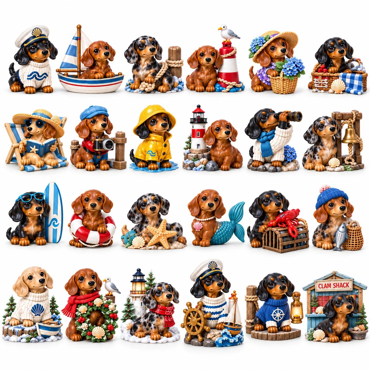 π Ride the Coastal Waves: 24 Days by the Sea β Dachshund Coastal Heritage Advent Calendar 2026