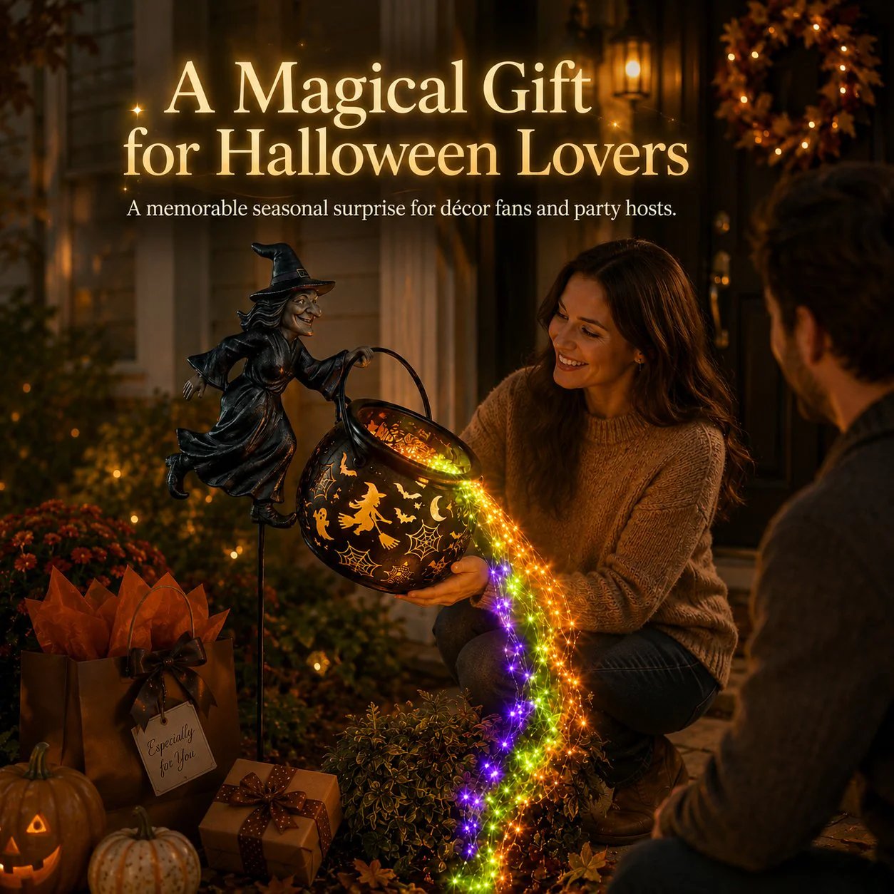 đ2026 NEW HOT SALE 49% OFFđHalloween Witch Cauldron Garden Light