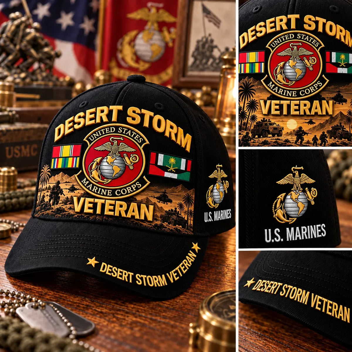 ποΈ Desert Storm Veteran Cap β Your Service. Your Pride. (1991β2026 - 35TH ANNIVERSARY)