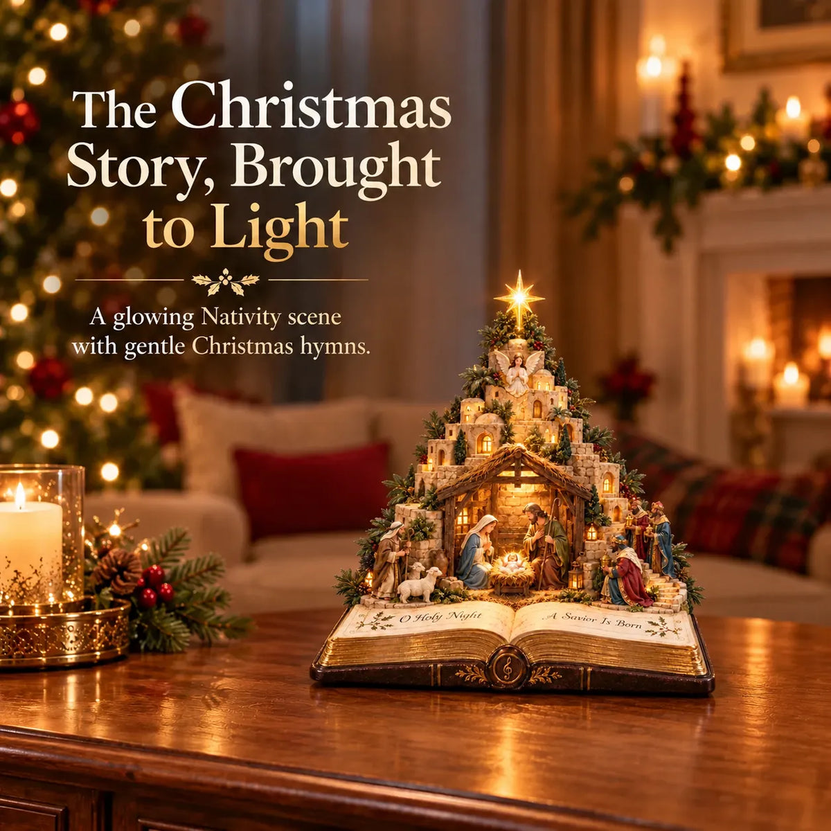 🔥Free Shipping—— 50% OFF ✝️Bethlehem Star of Faith Christmas Tree Light✨