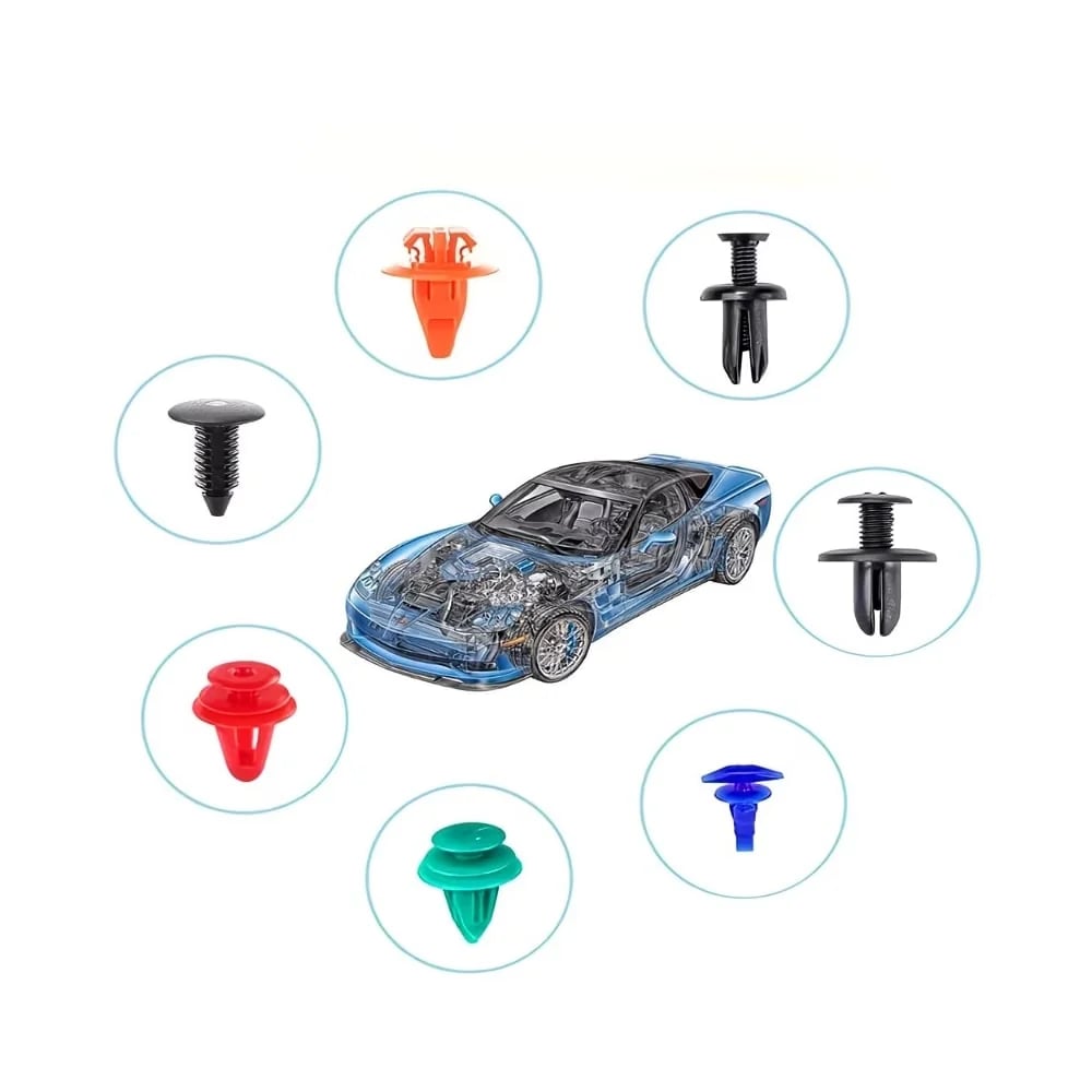 🚗 725PCS Car Push Retainer Clips & Fastener Assortment Kit