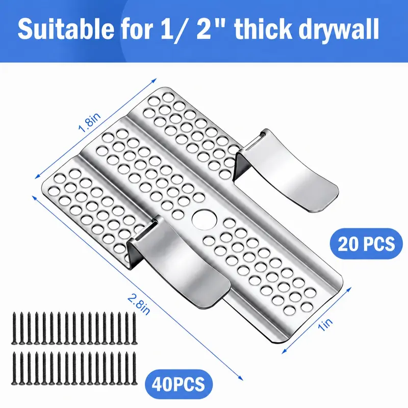 ๐ง Drywall Repair Clips Kit ๐ Easy Wall Fix Solution