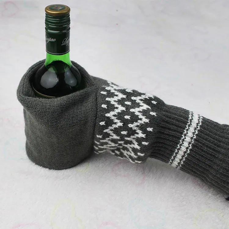 π» Hands-Free Game Day Drink Holder | Soft Knit Wearable Can Holder for Tailgates, BBQs & Parties π