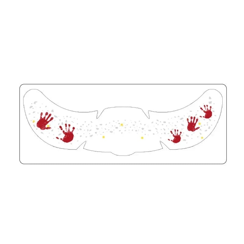 🎃👻 Halloween Water-Transfer Face Tattoos — Create a Spooky Look in Seconds, No Messy Face Paint Needed! 🦇✨(Set of 3)