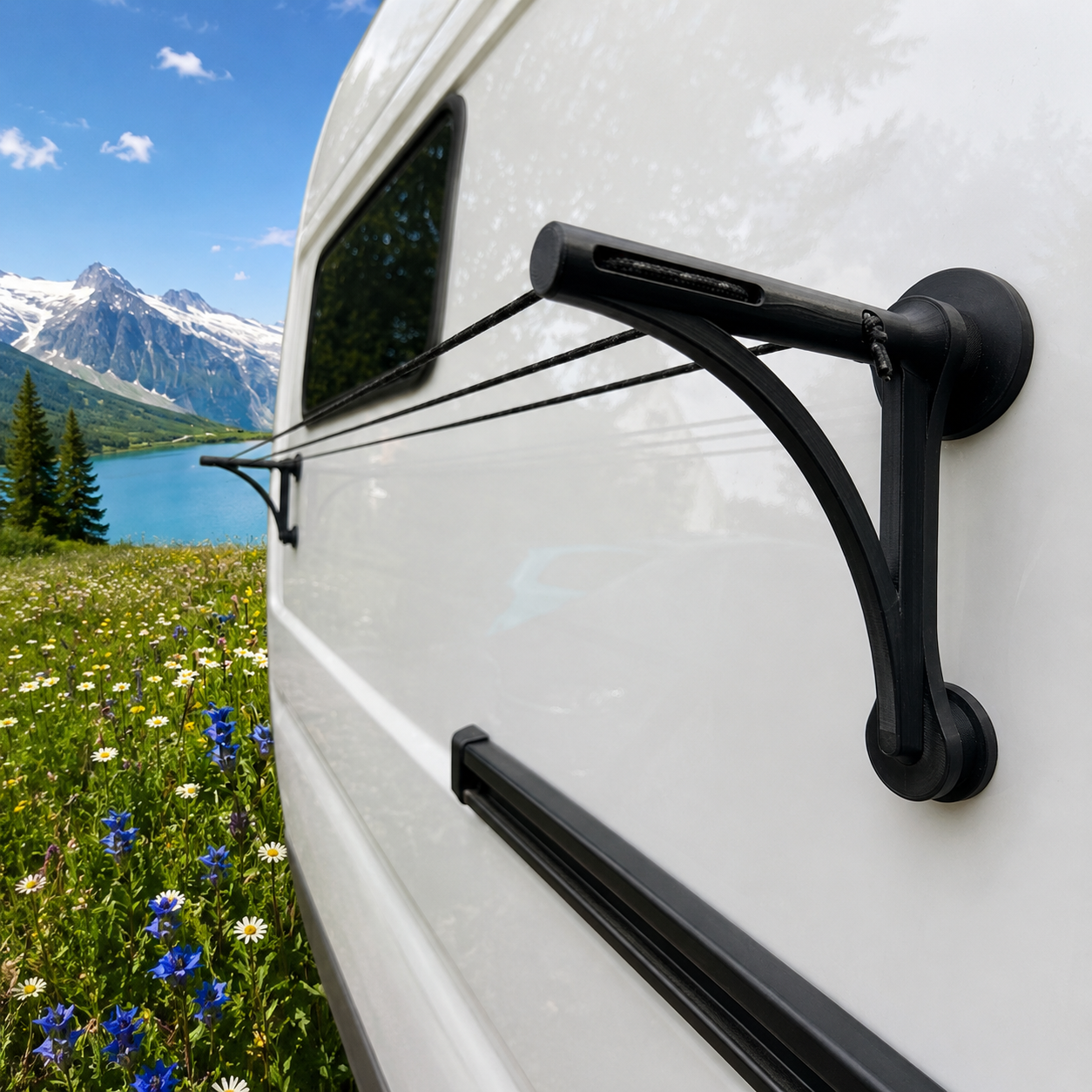 šLast Day 60% OFF - Magnetic clothesline for cars & campers