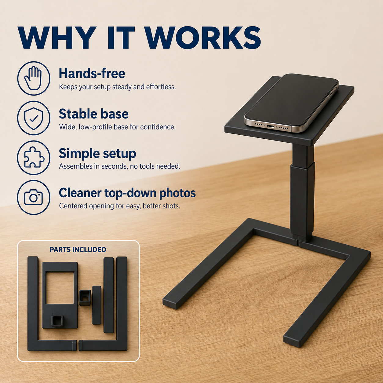 šLast Day 60% OFF - Overhead Phone Camera Stand