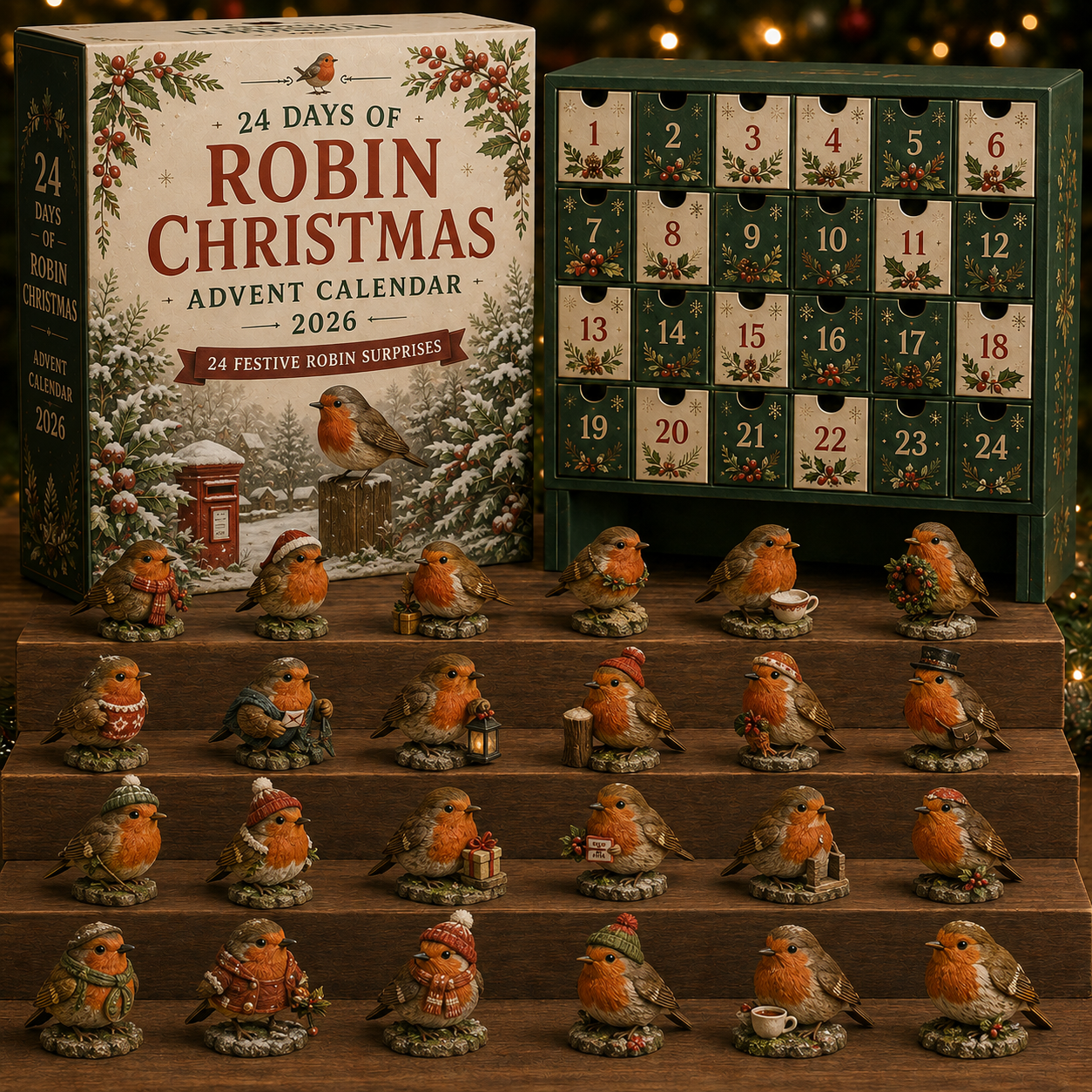 ❤️ Robin Christmas Advent Calendar 2026 – 24 Days of Festive Robin Surprises