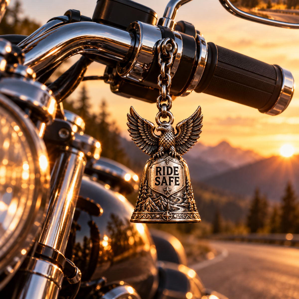ποΈ Ride Safe Biker Christmas Bell Ornaments β Rider Spirit Holiday Decor ππ