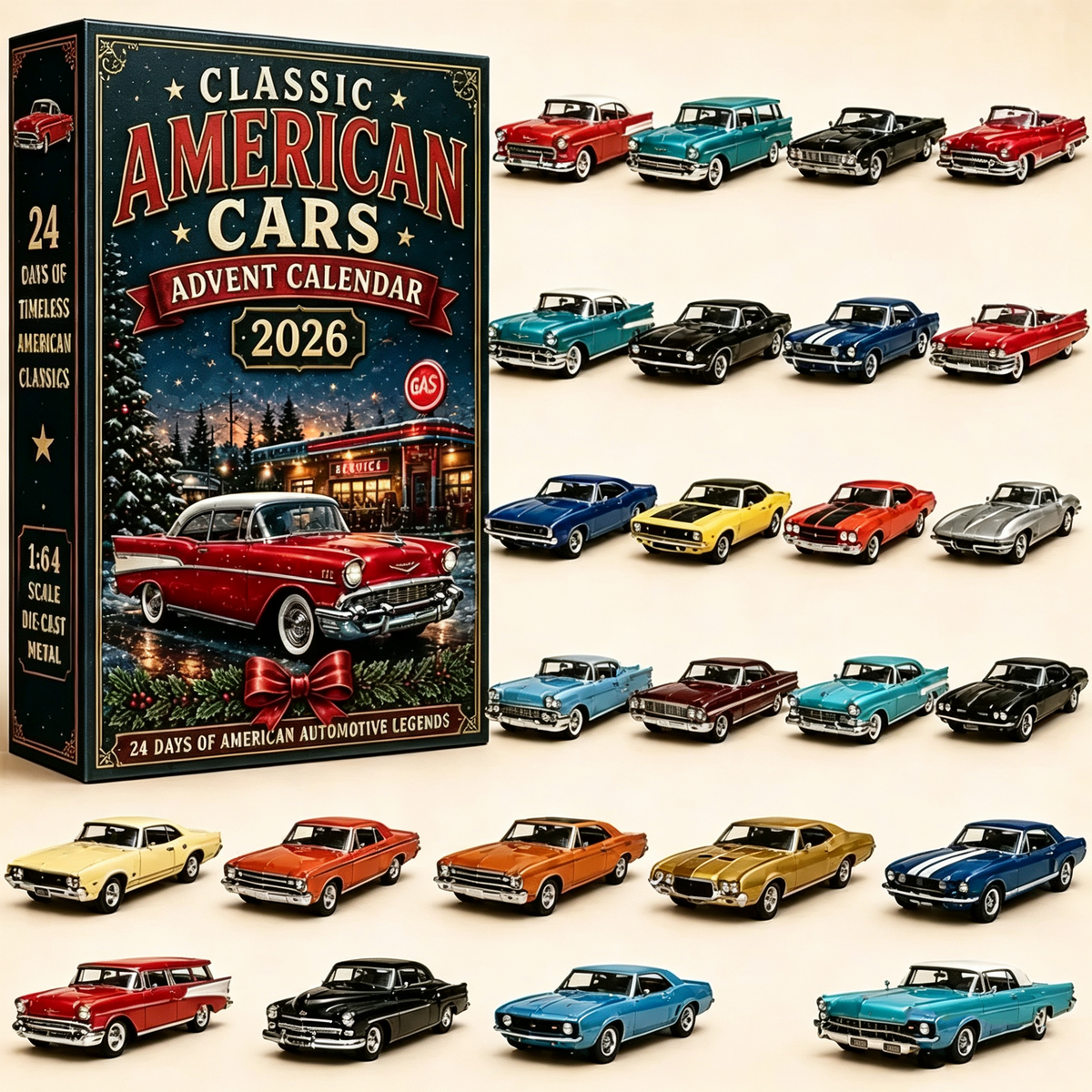 ๐ต๐ High Sales 2026 Motorcycle & Classic American Cars Advent Calendar