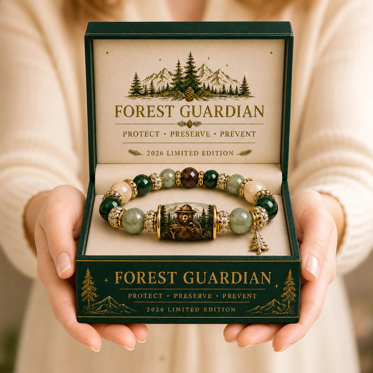 🐻 Forest Guardian Bear Protection Bracelet |🌲2026 Limited Edition Bracelet