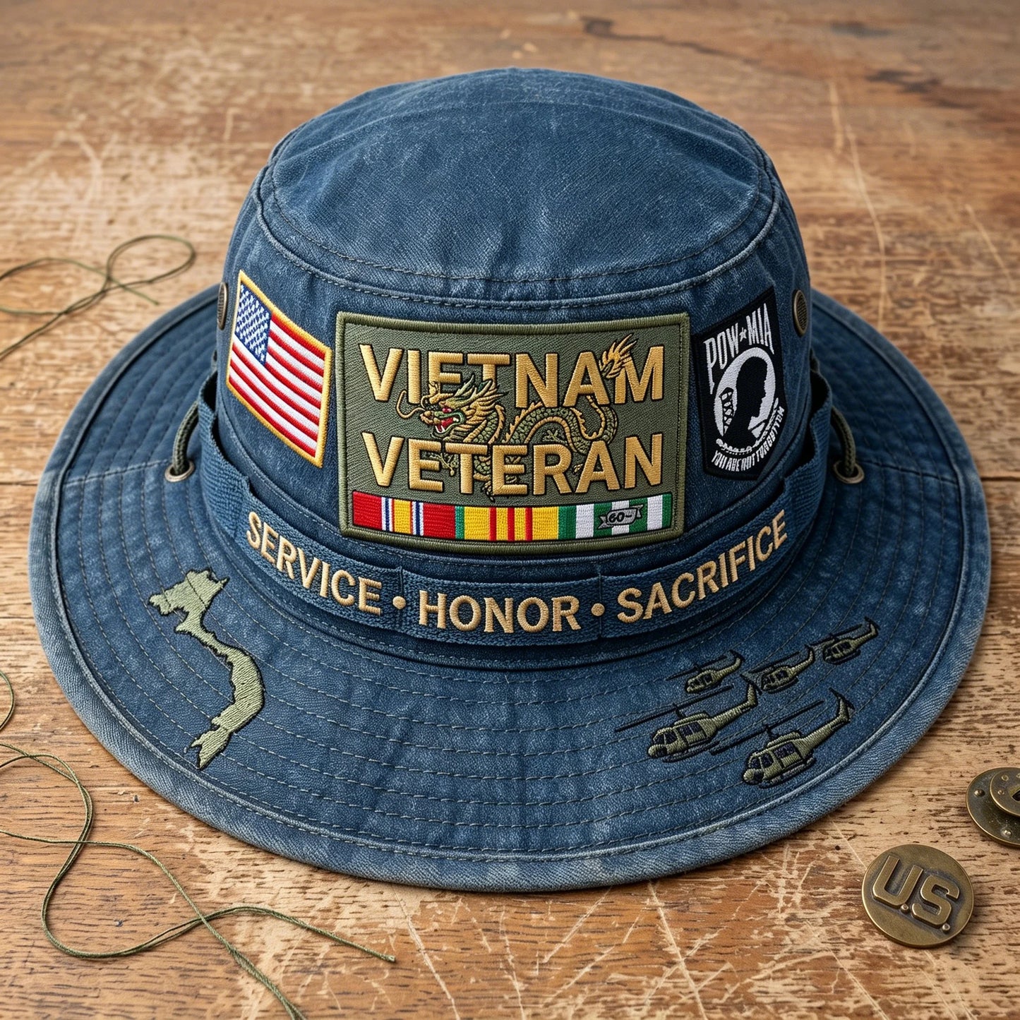 🇺🇸 Last Day Promo: 49% OFF 🎖️ - Vietnam Veteran Tribute Boonie Hat