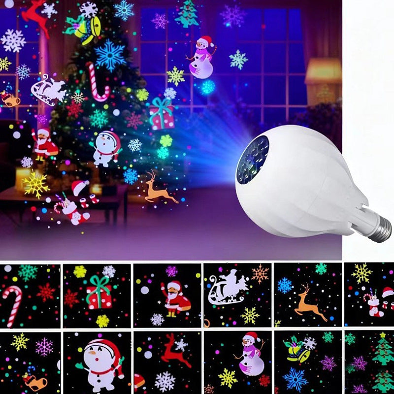 ๐2026 New Arrivals 50% OFF๐ฅ๐ Turn Any Room Into a Christmas Wonderland! โจ 16-Pattern Rotating Projector Bulb
