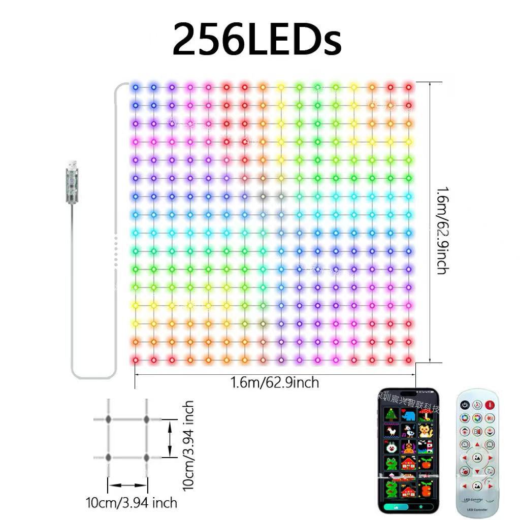 🔥 SPECIAL OFFER | 🎄✨Christmas LED House Net & Smart Outdoor Wall Curtain Light
