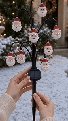 ⏳ Last Day 49% OFF – 🎄Solar Christmas Character Pathway Stake Light Collection | 5 Festive Designs with Warm White LEDs, Automatic Dusk-to-Dawn Lighting & Easy Ground-Stake Setup ✨