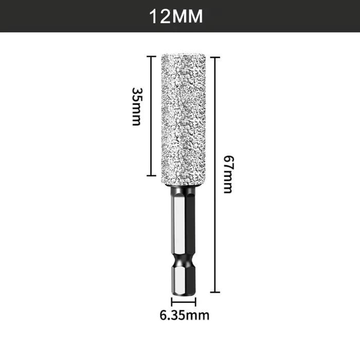 Hex Shank Brazed Hole Opener for Drilling and Grinding