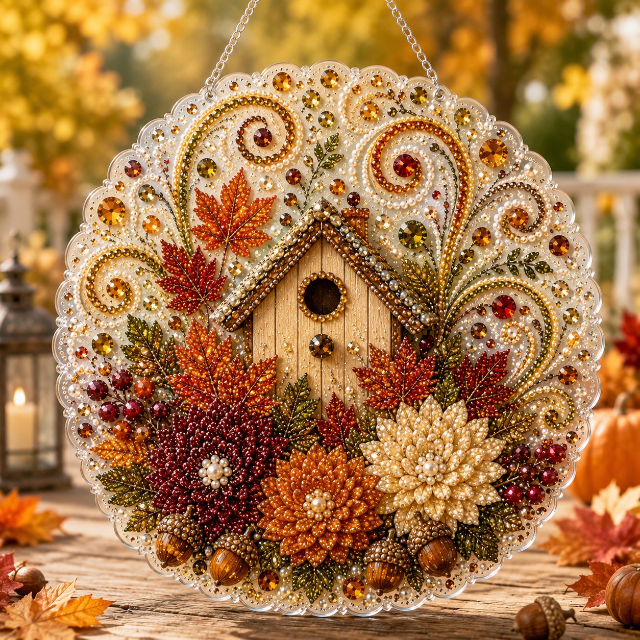 Autumn Diamond Painting Hanging Ornament